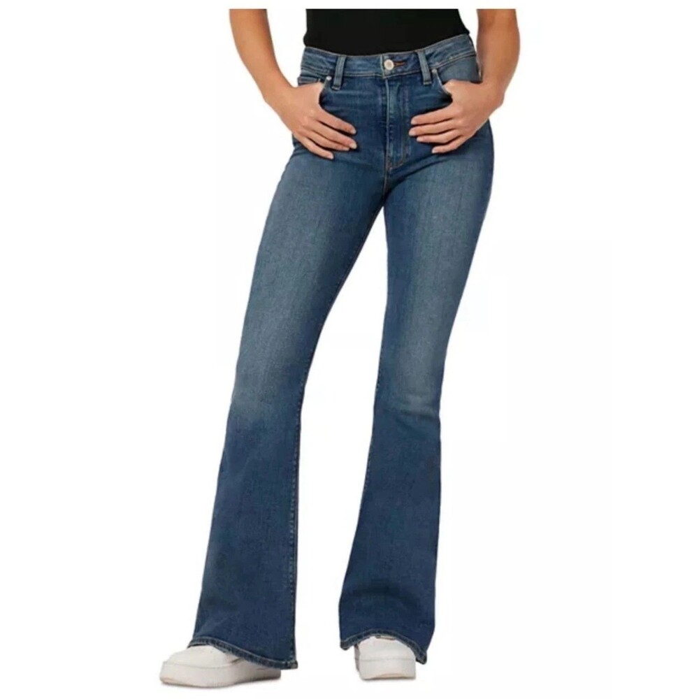 NWT HUDSON HOLLY JEANS SIZE 29" HIGH-RISE 5 POCKET FLARE ORIG $215